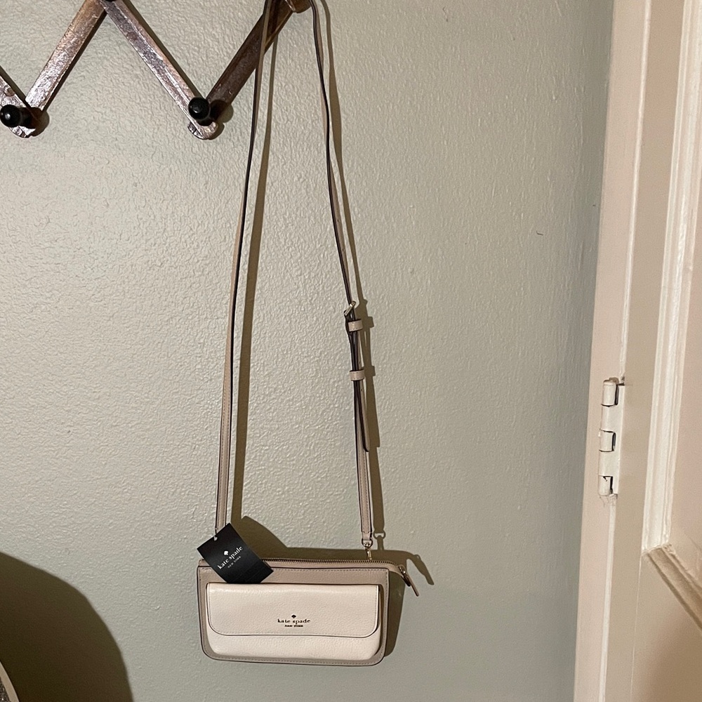 Kate Spade Beige Crossbody Bag